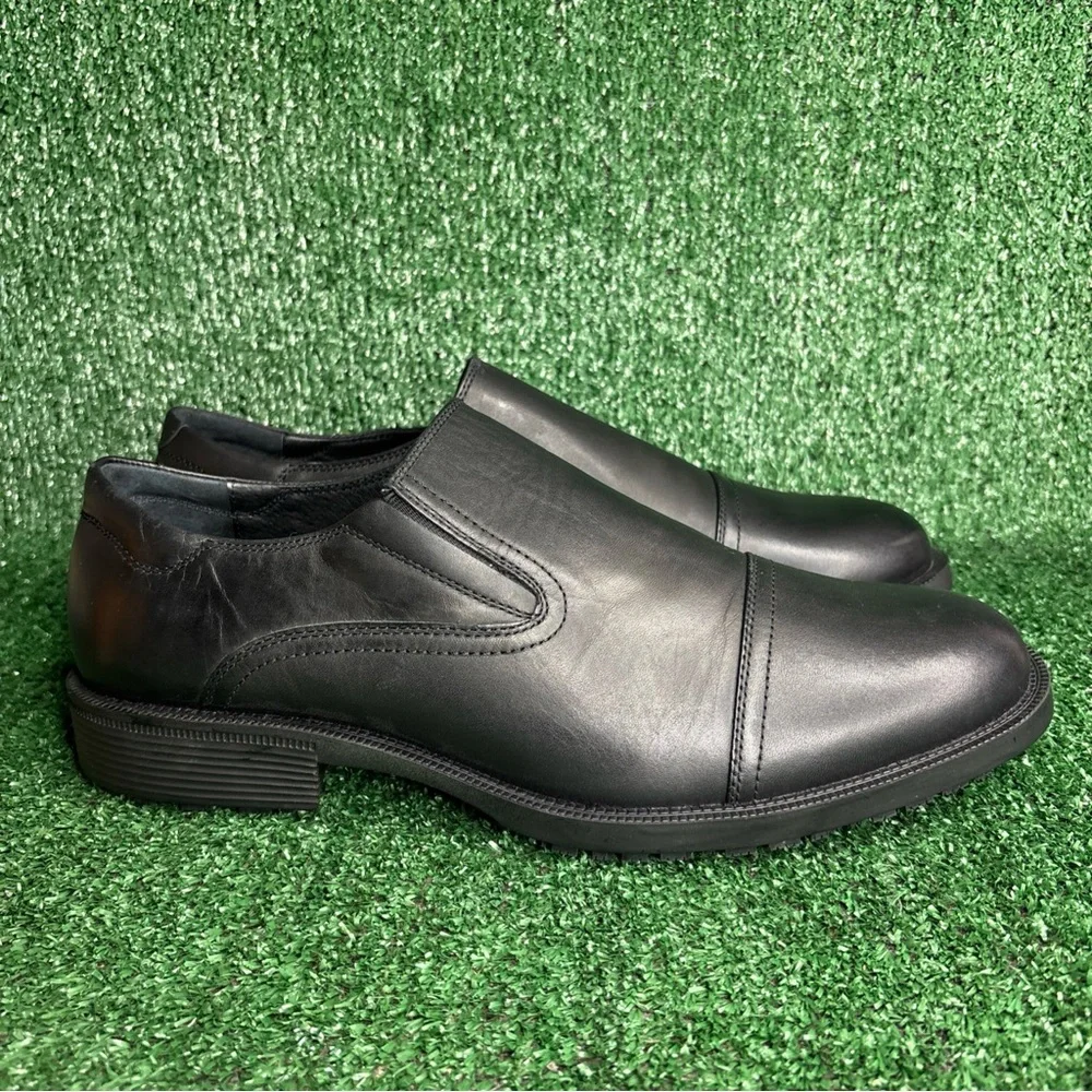 Shoes For Crews‎ “Statesman” Cap Toe Slip On Oxfords Mens Size 12 - NEW